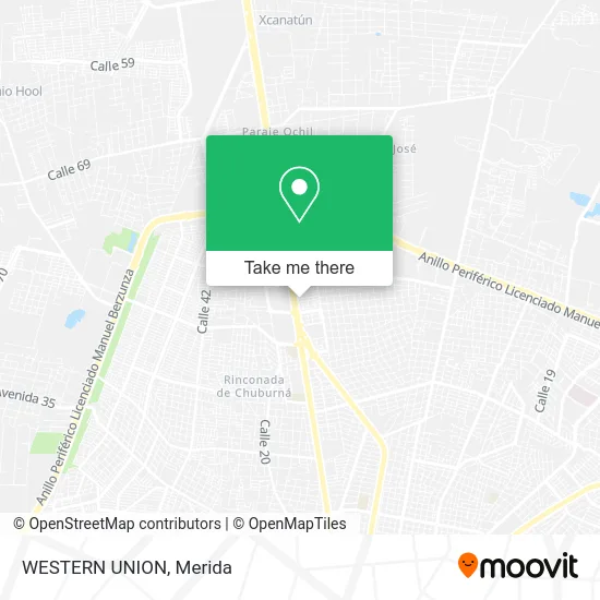 Mapa de WESTERN UNION