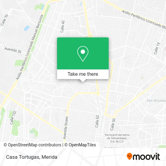 Casa Tortugas map