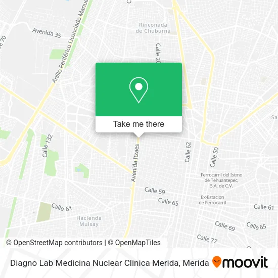 Diagno Lab Medicina Nuclear Clinica Merida map