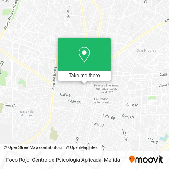 Mapa de Foco Rojo: Centro de Psicología Aplicada