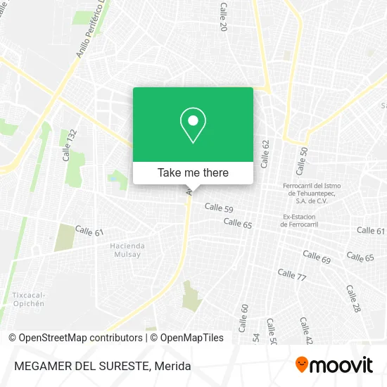 Mapa de MEGAMER DEL SURESTE
