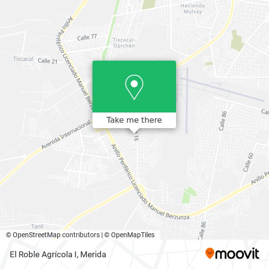 El Roble Agrícola I map