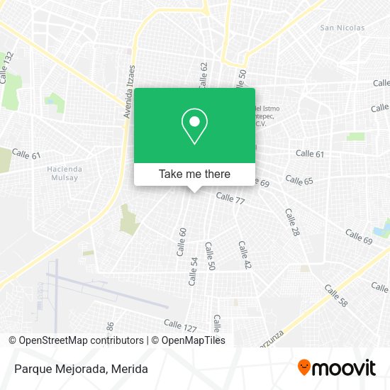 Mapa de Parque Mejorada