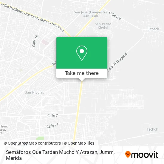 Semáforos Que Tardan Mucho Y Atrazan, Jumm map