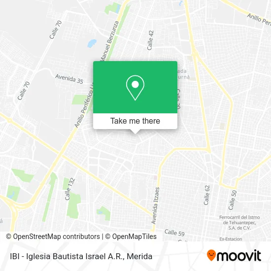 Mapa de IBI - Iglesia Bautista Israel A.R.