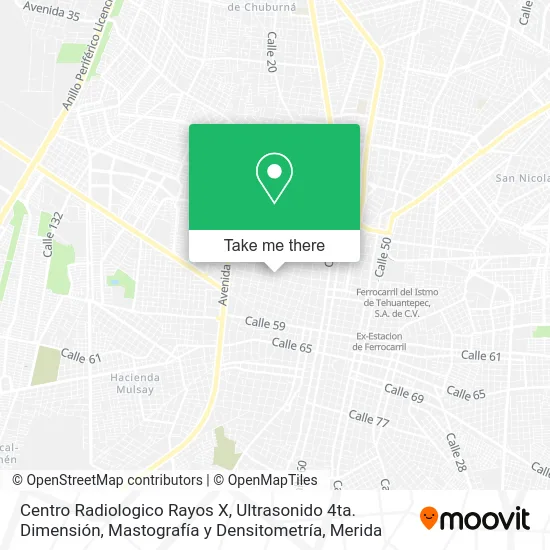 Centro Radiologico Rayos X, Ultrasonido 4ta. Dimensión, Mastografía y Densitometría map