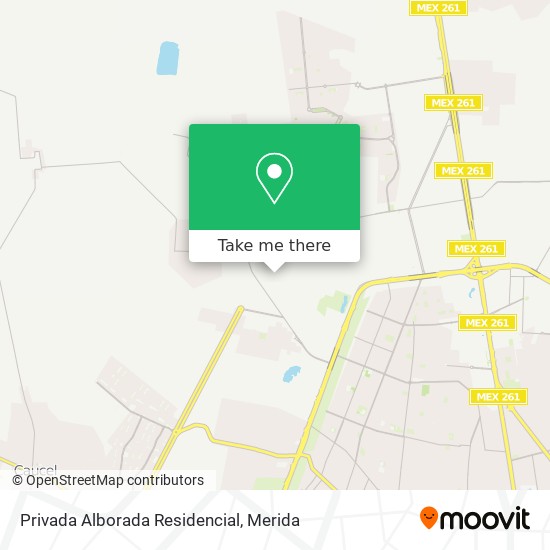 Mapa de Privada Alborada Residencial