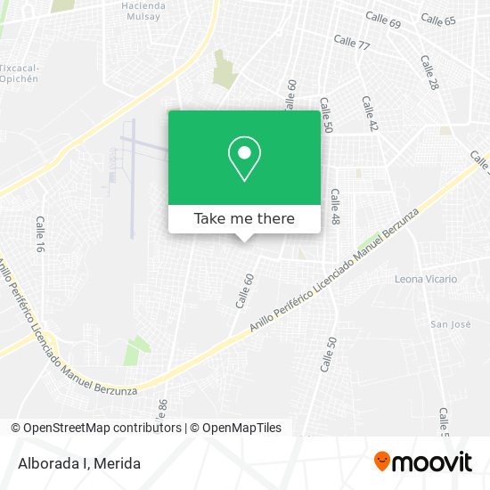 Alborada I map