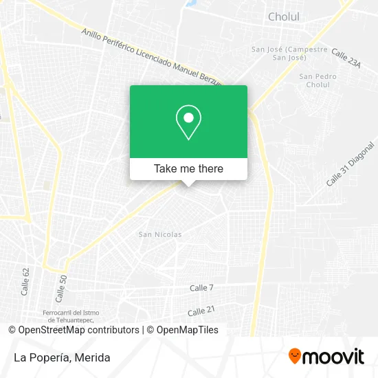 La Popería map