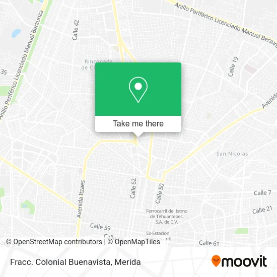 Mapa de Fracc. Colonial Buenavista
