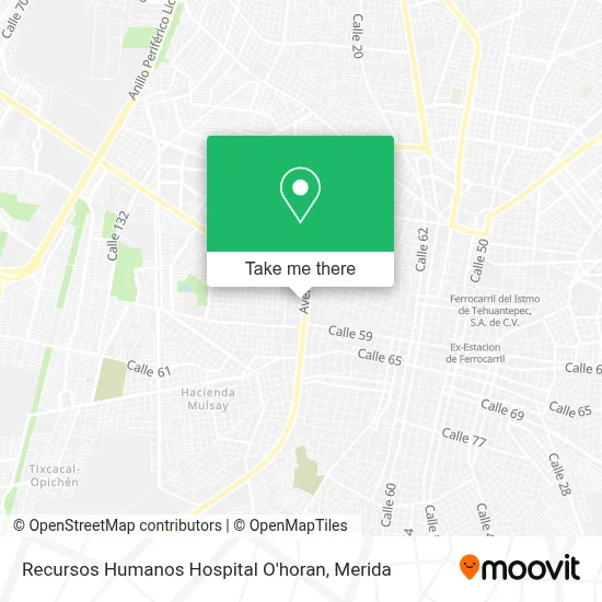 Recursos Humanos Hospital O'horan map