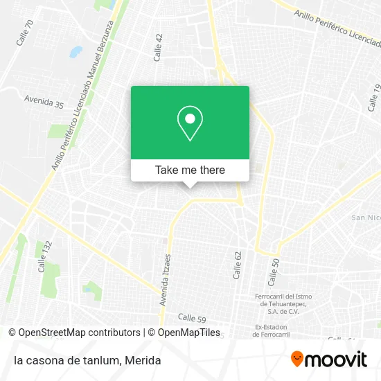 Mapa de la casona de tanlum