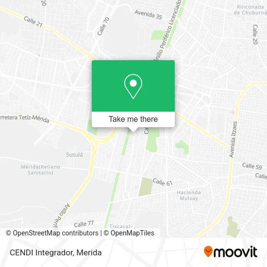 Mapa de CENDI Integrador