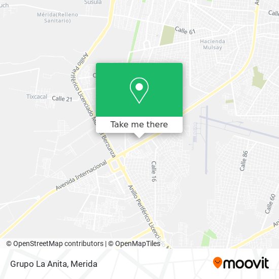 Mapa de Grupo La Anita