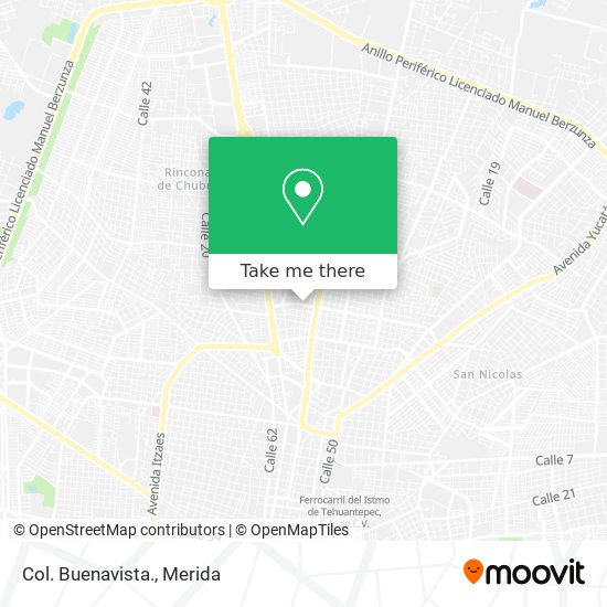 Mapa de Col. Buenavista.