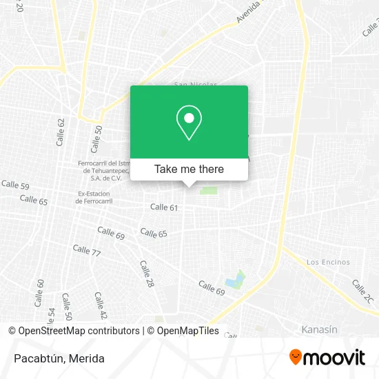 Mapa de Pacabtún