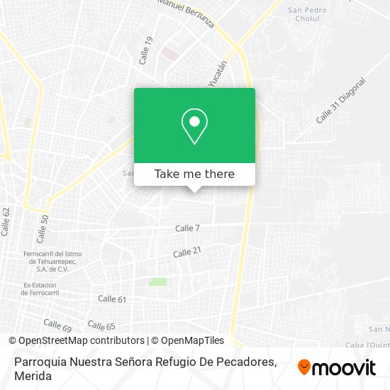 Parroquia Nuestra Señora Refugio De Pecadores map