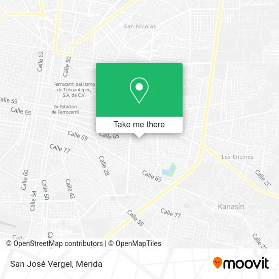Mapa de San José Vergel