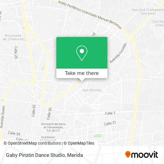 Gaby Pinzón Dance Studio map