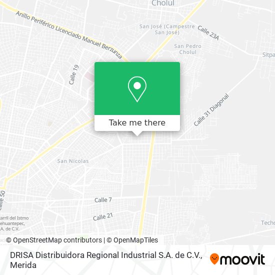 DRISA Distribuidora Regional Industrial S.A. de C.V. map