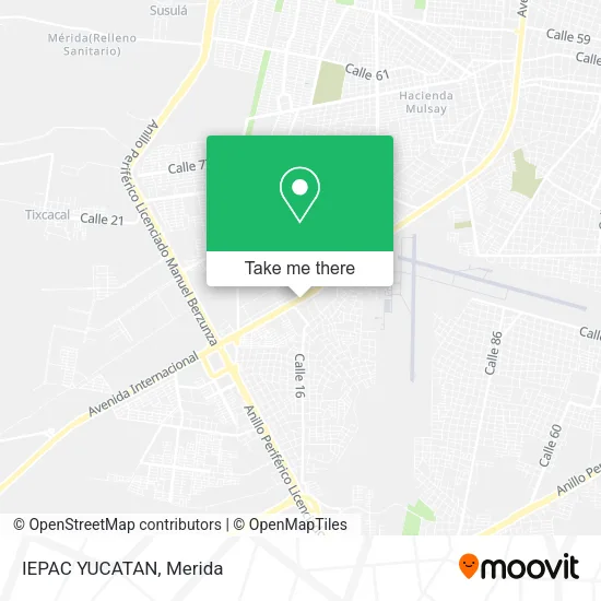 IEPAC YUCATAN map