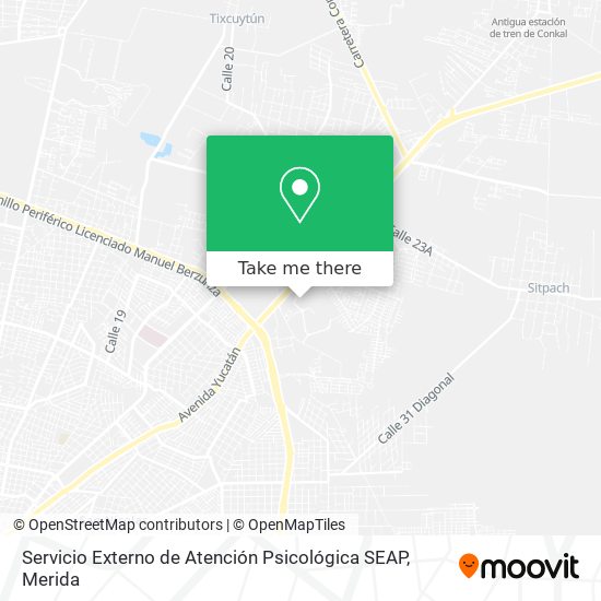 Servicio Externo de Atención Psicológica SEAP map