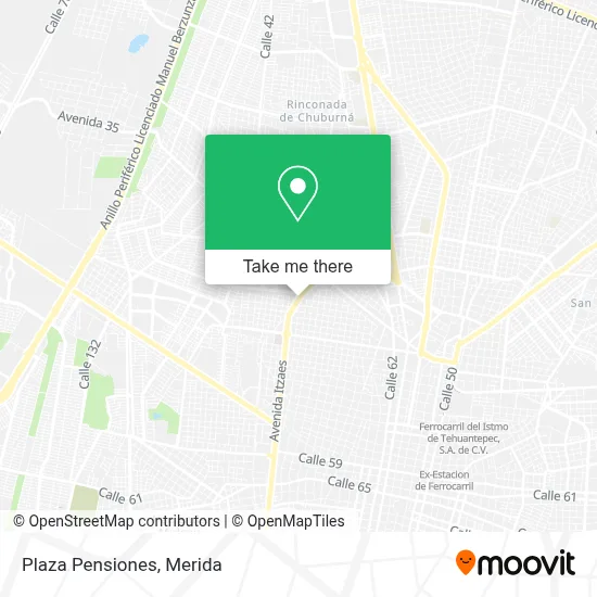 Plaza Pensiones map