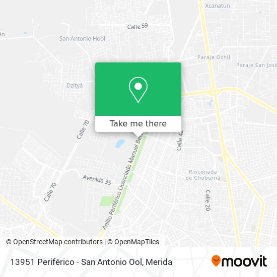 13951 Periférico - San Antonio Ool map