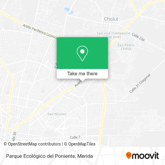 Parque Ecológico del Poniente map