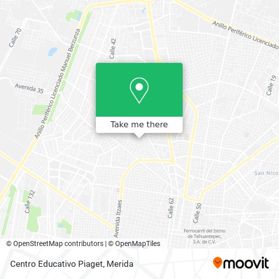 Mapa de Centro Educativo Piaget