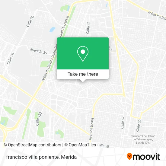 Mapa de francisco villa poniente