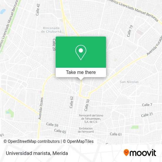 Universidad marista map