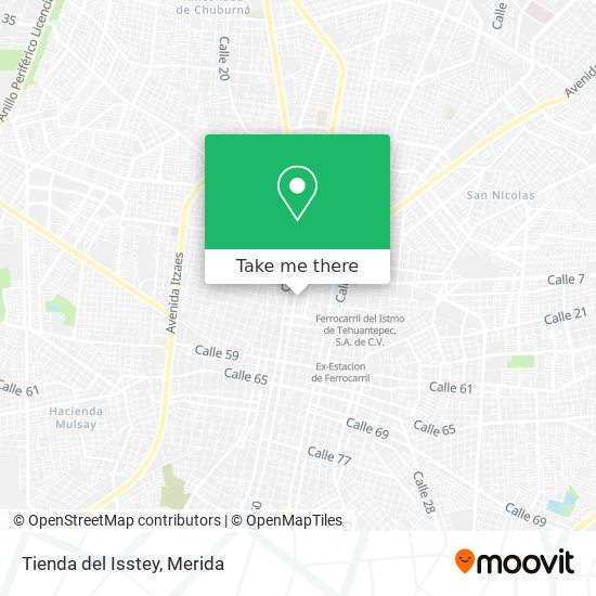 Mapa de Tienda del Isstey
