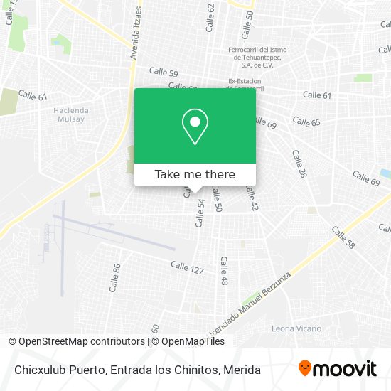 Chicxulub Puerto, Entrada los Chinitos map