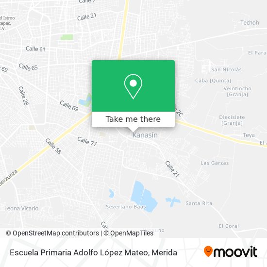 Escuela Primaria Adolfo López Mateo map