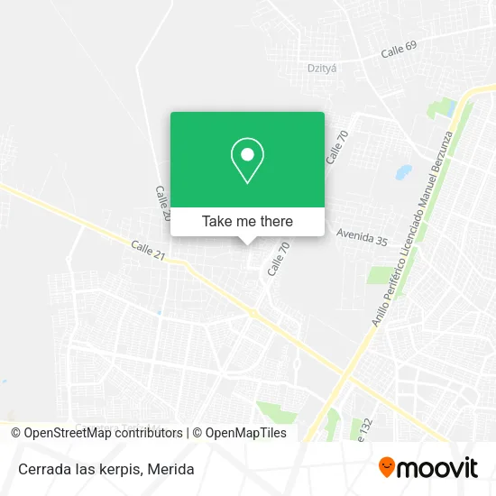 Mapa de Cerrada las kerpis