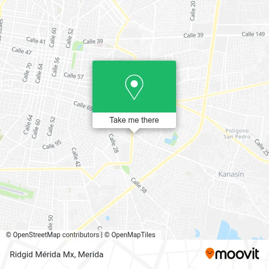 Ridgid Mérida Mx map