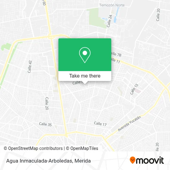 Agua Inmaculada-Arboledas map