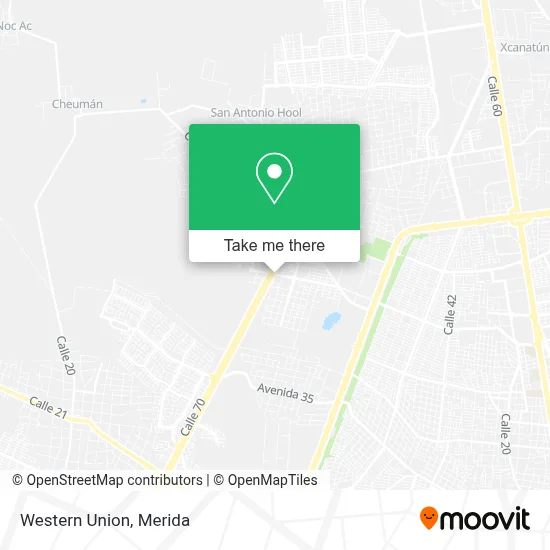 Western Union map