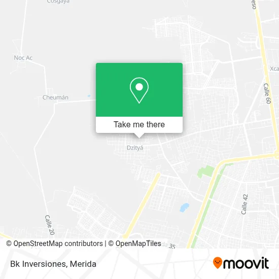 Bk Inversiones map