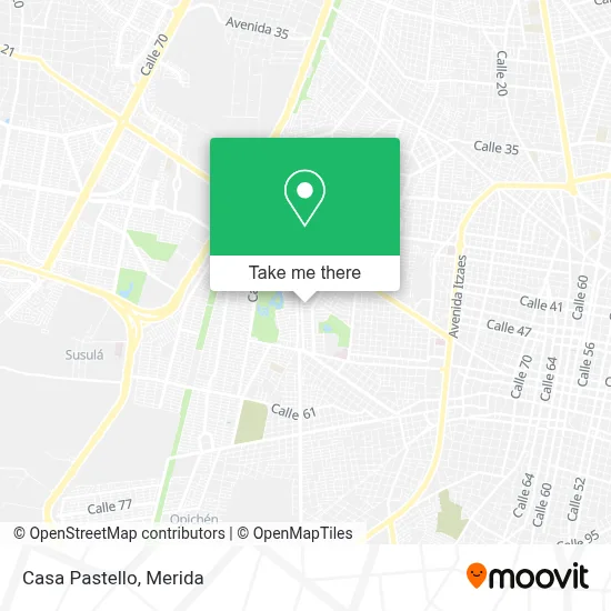 Casa Pastello map