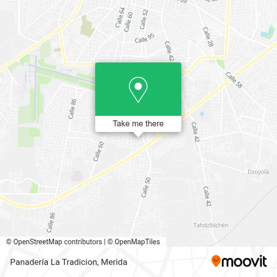 Panadería La Tradicion map