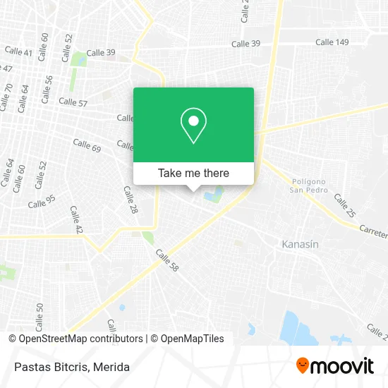 Pastas Bitcris map