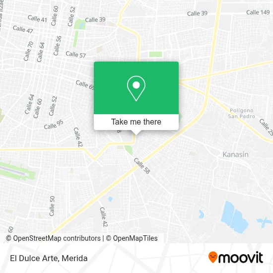 El Dulce Arte map
