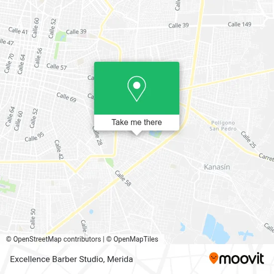 Excellence Barber Studio map