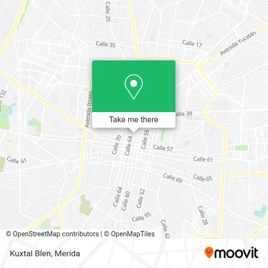 Kuxtal Blen map