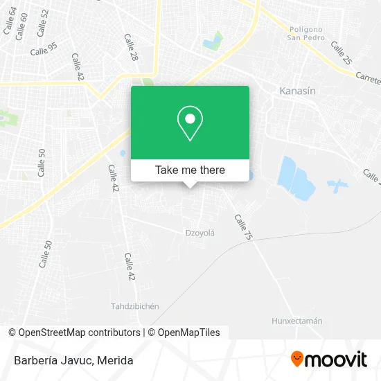 Barbería Javuc map