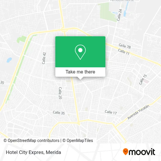 Hotel City Expres map