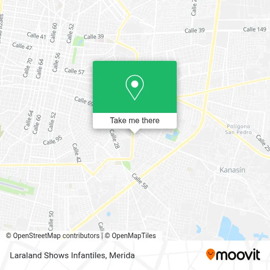 Laraland Shows Infantiles map