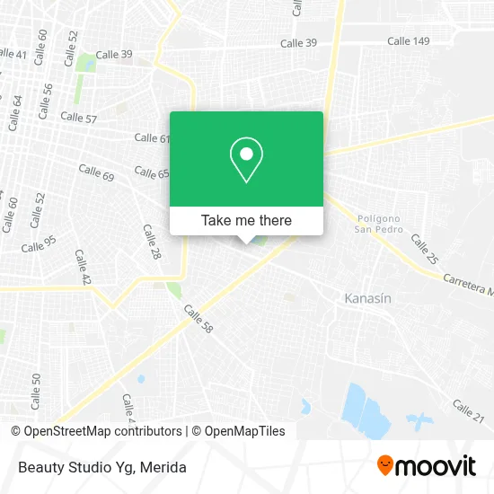 Beauty Studio Yg map